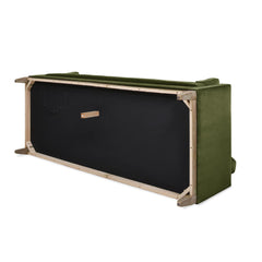 Revelation 84" Modern Farmhouse Sofa, Olive Green Performance Velvet