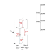 Apocalypse 6-Cube Wall Shelf, Open Storage and Display Shelves for Living Room Decor or Office Decor