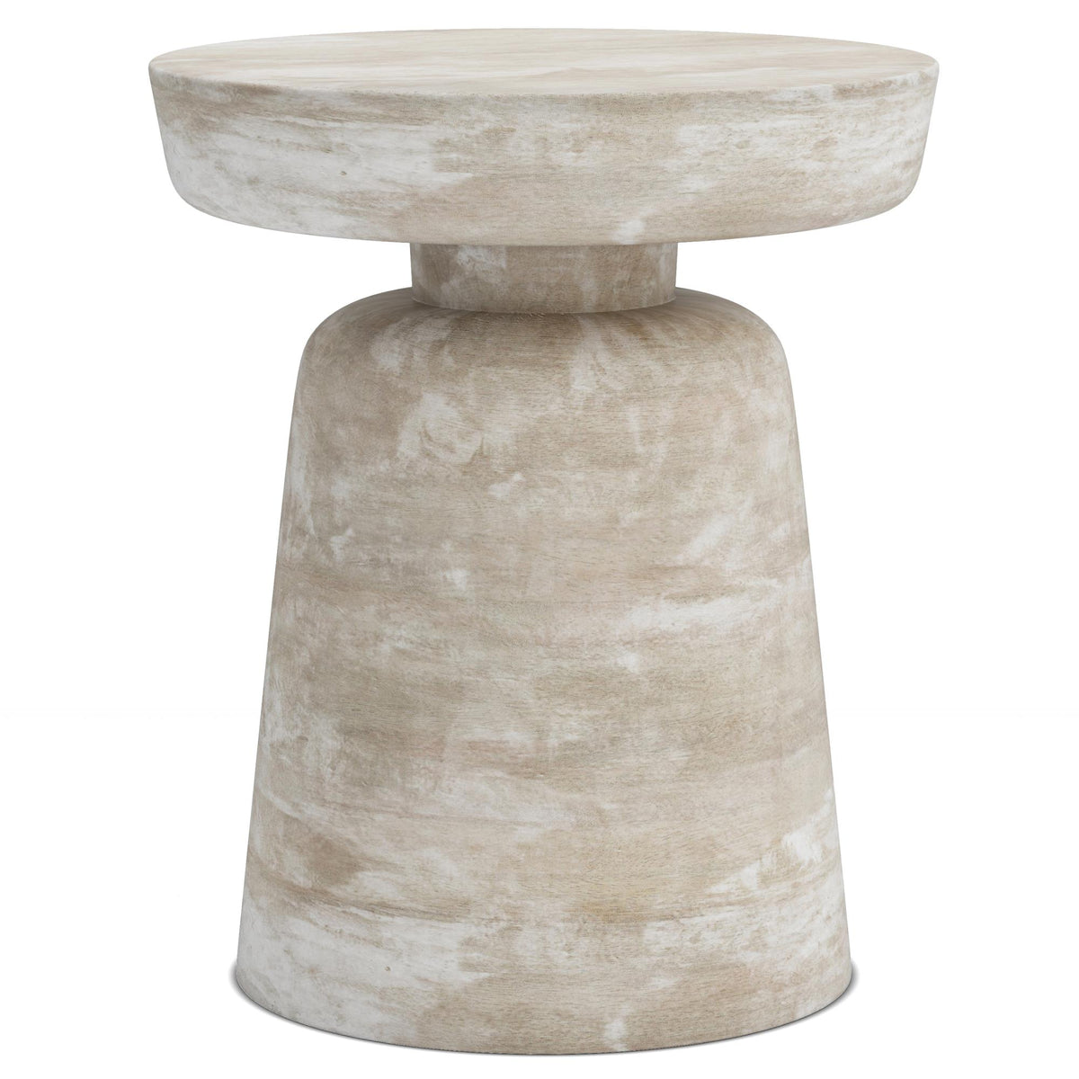 Odyssey - Accent Table - Distressed White Wash
