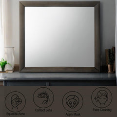 Artemis Gray Oak Finish Mirror