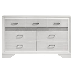 Pulsar White 9-drawer Dresser