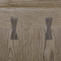 Bar Cabinet - English Knotty Oak Veneer