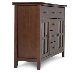 Demeter Solid Wood Sideboard Buffet in Russet Brown