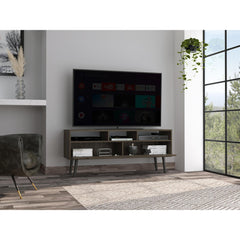 Millennium Haven 2-Drawer 3-Shelf TV Stand Dark Walnut
