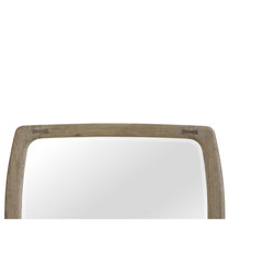 English Knotty Oak Inspired Mirror with Bowties