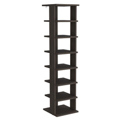 Saturn Rack, Gray Walnut, 7 Shelves