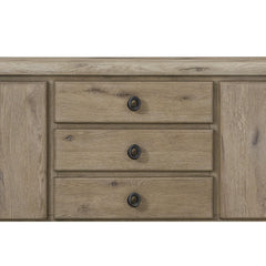 English Knotty Oak 84" Console