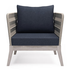 Agamemnon - Outdoor Conversation Chair - Slate Grey