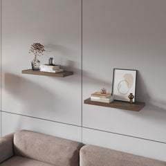 Iphigenia Walnut Floating Shelf