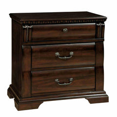 Valhalla Finish 1pc Nightstand Felt Lined Top Drawer Ball Bearing Glide Transitional Bedroom Furniture
