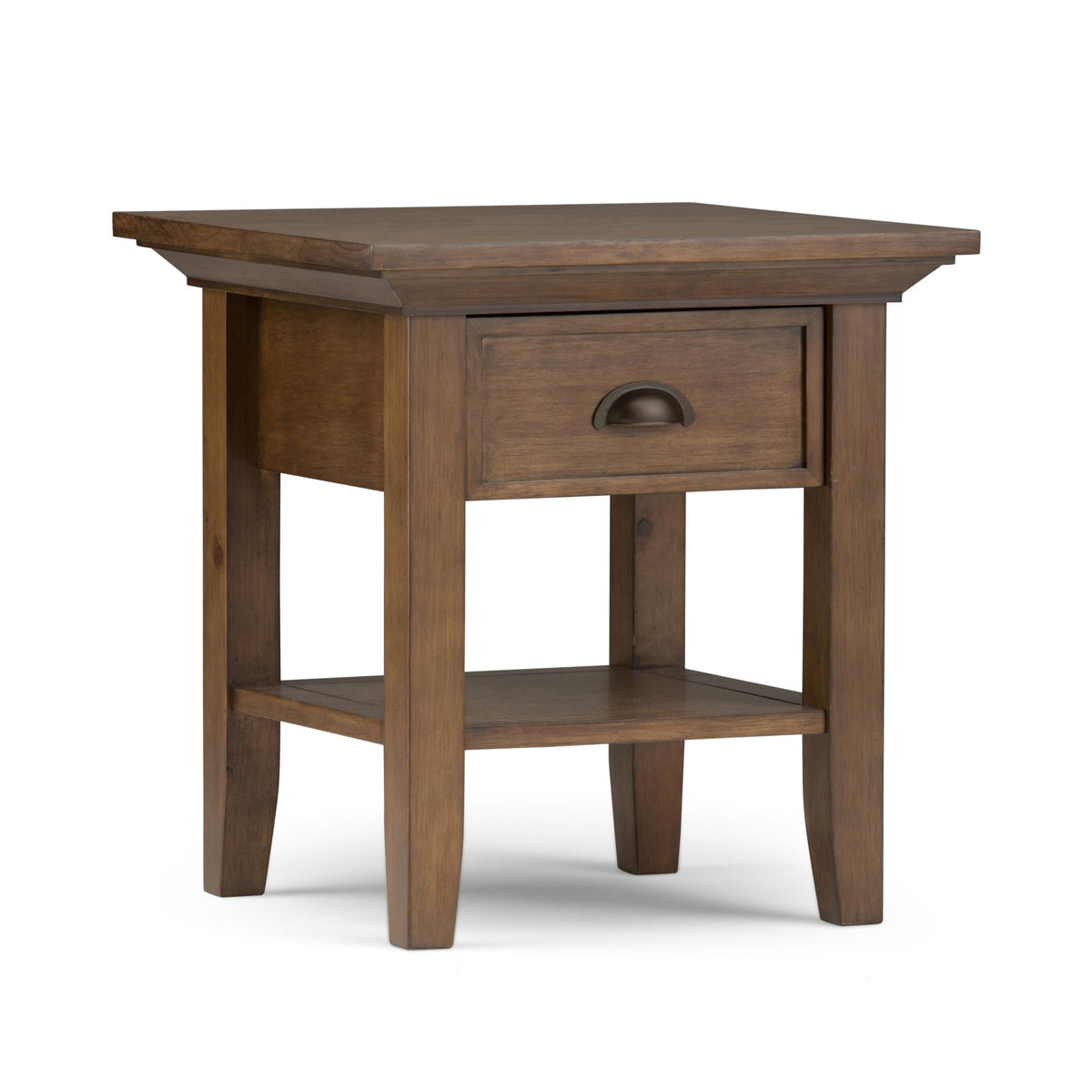 Diary - End Table - Rustic Natural Aged Brown