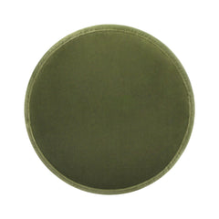 Tale 19" Oversized Round Storage Ottoman, Olive Green Performance Velvet