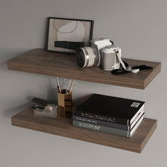 Iphigenia Walnut Floating Shelf