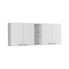 Wall Cabinet Ontario, Double Door, White Finish