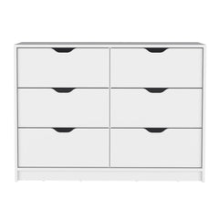 Utopia 4 Drawers Dresser, 2 Cabinets -White