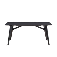 Mercury Black Finish Dining Table
