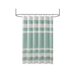 Polyxena Curtain with 3M Treatment Aqua 72x72"