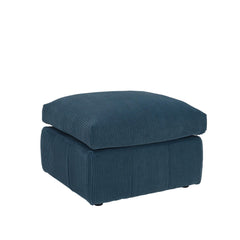 Square Corduroy Ottoman