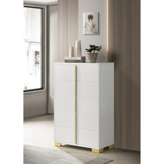 Eternity White 5-drawer Chest