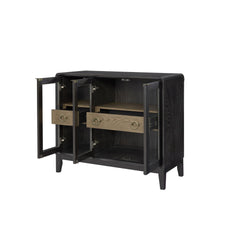 Glass Door Server - Peppercorn
