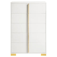 Eternity White 5-drawer Chest