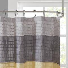 Faux Silk Shower Curtain