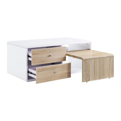 Eden White High Gloss Finish Coffee Table