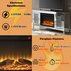Infinity Tv Stand W/Fireplace