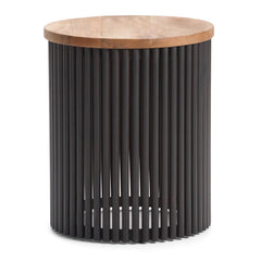 Revelation Accent Table in Natural/Black