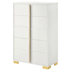Eternity White 5-drawer Chest
