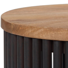 Revelation Accent Table in Natural/Black