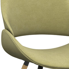 Exhibition - Bentwood Dining Chair - Acid Green / Light Brown