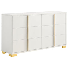 Eternity White 6-drawer Dresser