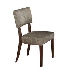 Iphigenia and Espresso Padded Side Chair (Set of 2)