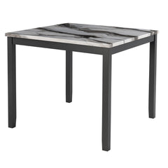 NOVA BAR TABLE AND 4 BAR STOOLS