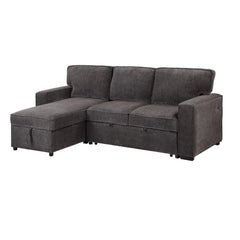 ASGARD DARK GREY PULL OUT SOFA BED