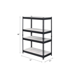 Archive Natural & Black Finish Bookshelf