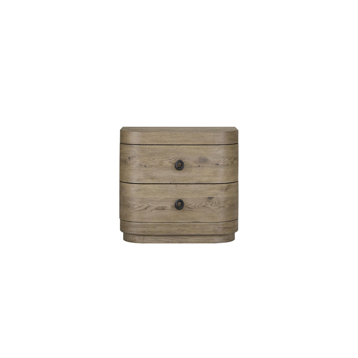 Large 2-Drawer Nightstand in English Knotty Oak