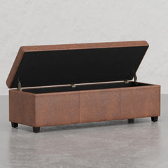 Quasar Extra Large Storage Ottoman Bench