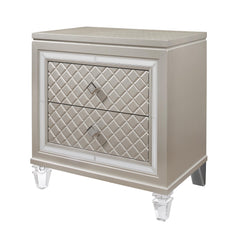 SHANGRI-LA GLAM CHAMPAGNE NIGHTSTAND