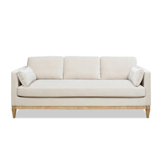 Revelation 84" Modern Farmhouse Sofa, French beige Performance Velvet