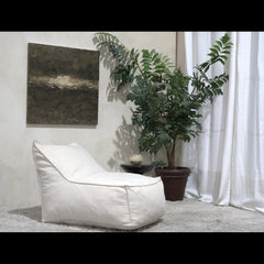 Athena 3 Ft. Water Resistant Fabric Bean Bag Chair, Khaki