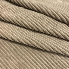 Corduroy Upholstered Rectangle Ottoman