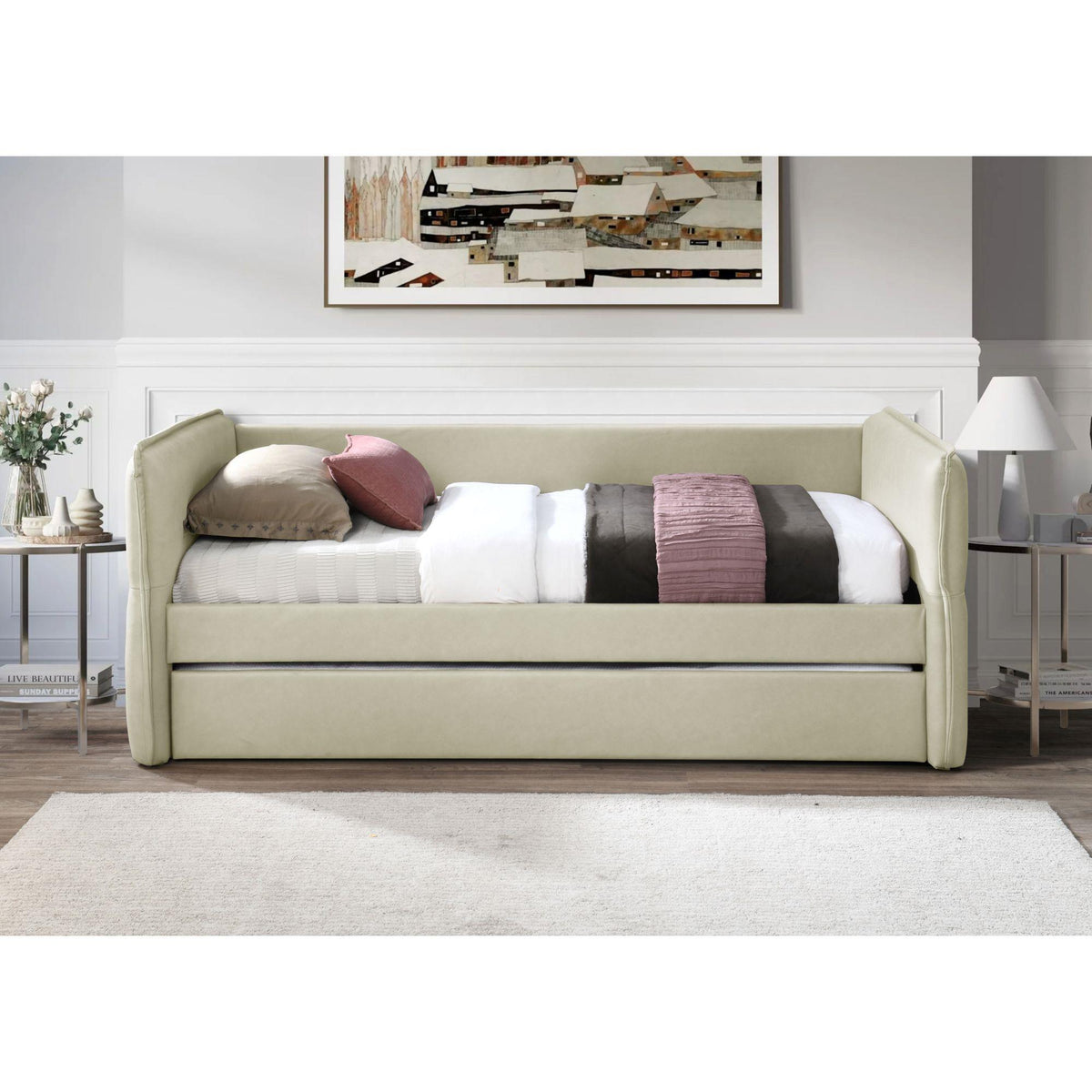 Saturn With a Trundle in Tan