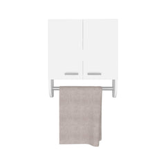 Display Cabinet 20.30" H, with 2 Shelves and 2 Doors, White