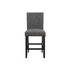 THESEUS DARK GRAY BAR STOOL (KIT OF 2)
