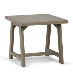 Crest - End Table - Distressed Grey