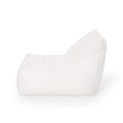 Athena 3 Ft. Water Resistant Fabric Bean Bag Chair, White