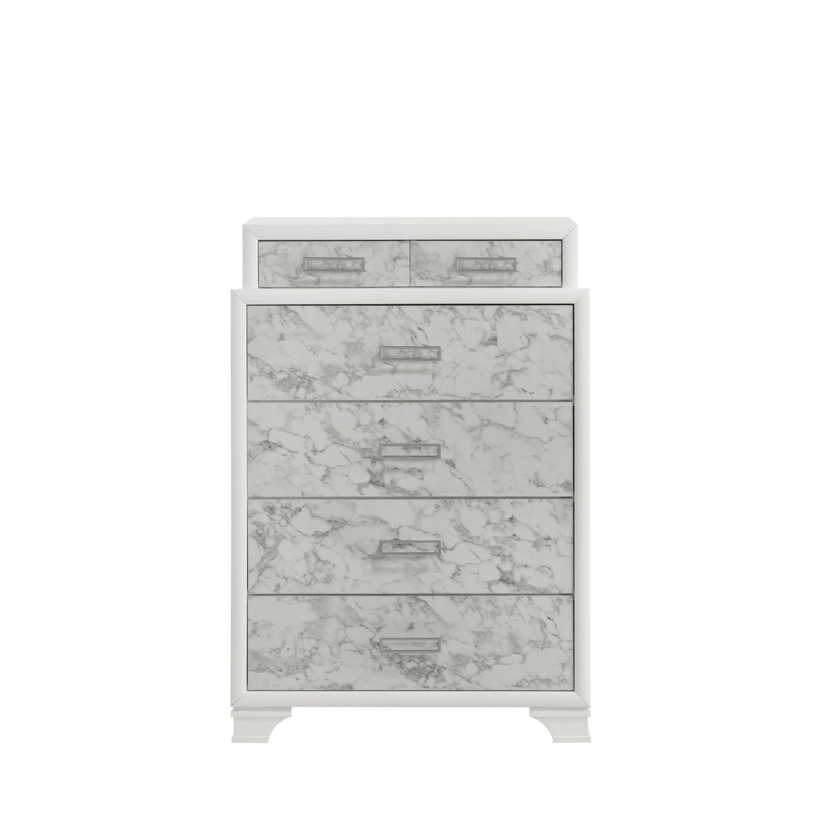 Hector Modern Style Chest Made with wood in White