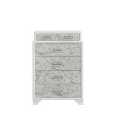 Hector Modern Style Chest Made with wood in White